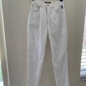 Versace Jeans Collection White Straight Leg Jeans